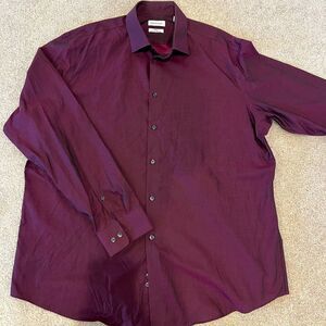 Calvin Klein Men's Shirt Long Sleeves Size XL‎